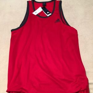 Adidas red spirts tank